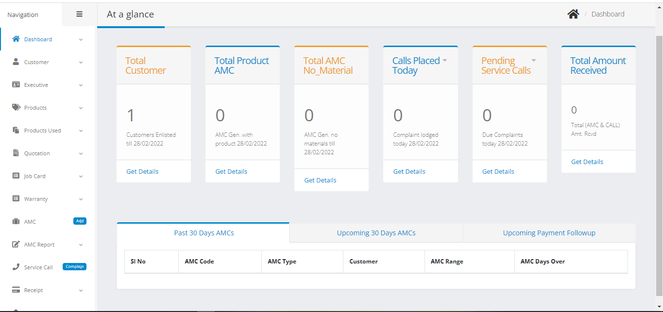 Tunato - AMC and Customer Service Call/Complaint Management Application - Image 4