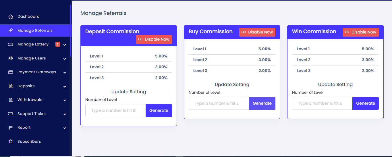 Lottery Whale - Live Lottery Betting Application - Image 4