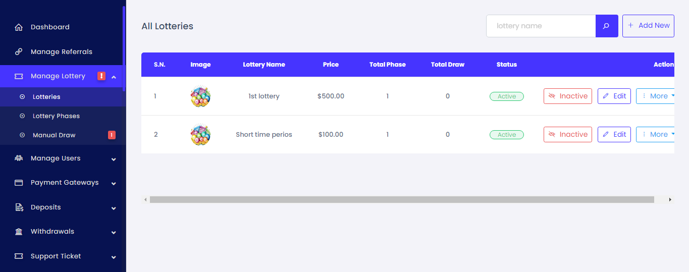Lottery Whale - Live Lottery Betting Application - Image 3