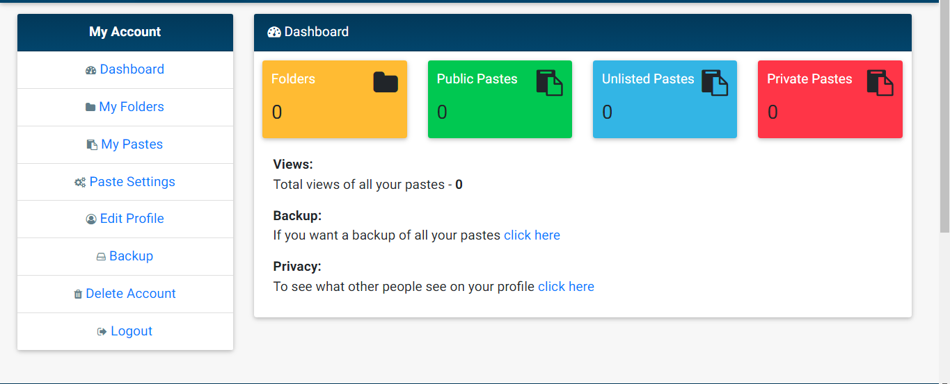 Pastero - Text Hosting & Sharing Tool - Image 2