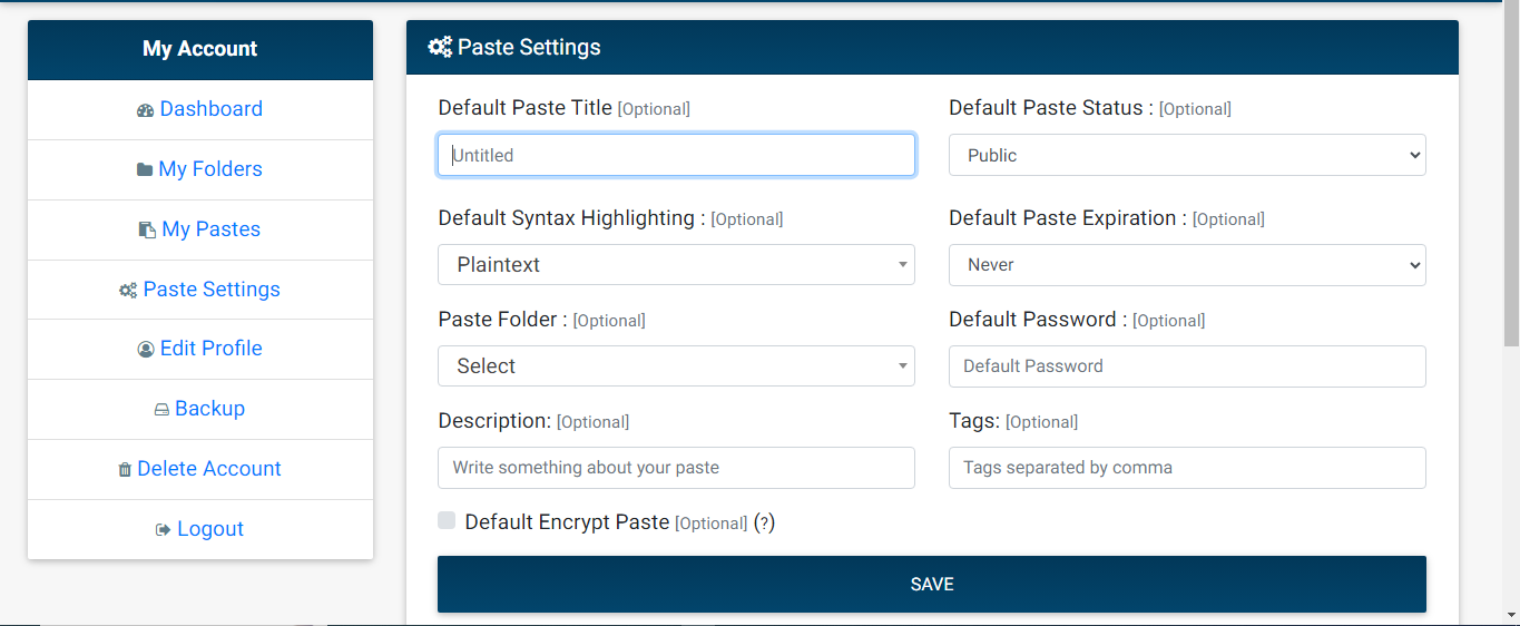 Pastero - Text Hosting & Sharing Tool - Image 4